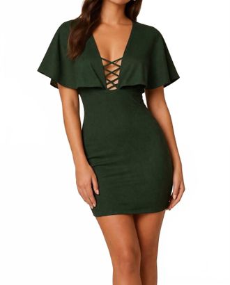 Nookie Charlie Mini Dress In Olive