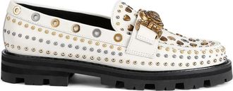 Kurt Geiger Mansion Stud Loafer - Dames - Loafers - Wit - 40 EU - Leer - Schoenen