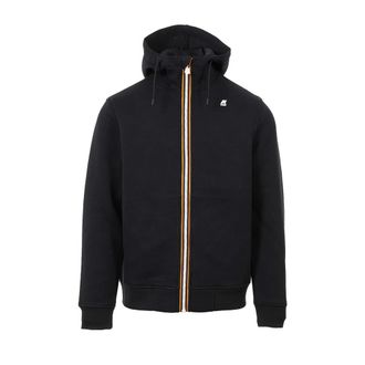 K-Way Blauwe Trui Regen Spacer - Heren - Vesten met rits - Blauw - S - Hoodies & sweatvesten