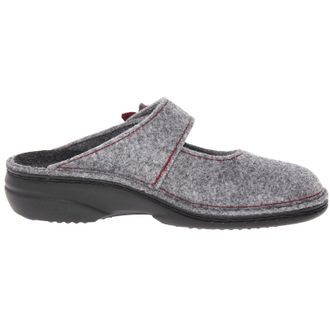 Finn Comfort Arlberg Wool Womens Slip On Sandals - Lightgrey Cassis Bordo - Size:UK 6.5