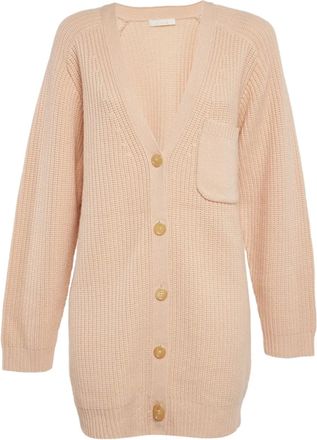Chloé Cardigan in cashmere con bottoni - Rosa