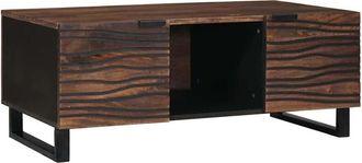 vidaXL Mesa de Café Marrón y Negro 100 x 54 x 40 cm Vidaxl