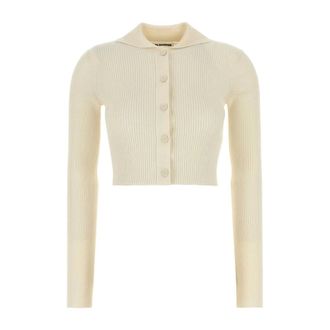 Jil Sander Dames, Truien, Geel, Maat: XS Wol