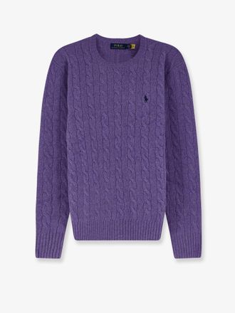 Ralph Lauren Maglia a trecce in lana e cashmere - POLO RALPH LAUREN - gender_Man