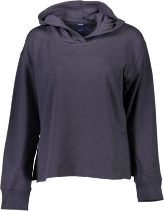 GANT Dames, Sweatshirts & Hoodies, Blauw, Maat: XS Katoen