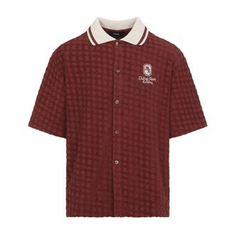 Amiri Short Sleeve Shirts, male, Red, Size: M Amtosh1106 Shirt