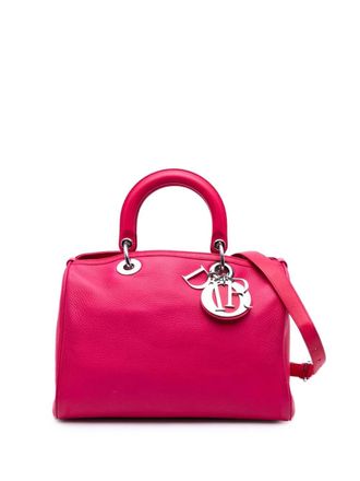 Dior 2013 Medium Leather Diorissimo satchel - women - Calf Leather/Leather - One Size - Pink