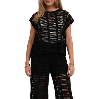 Cyrus Crewneck Dolman Top in Black at Nordstrom Rack, Size X-Large