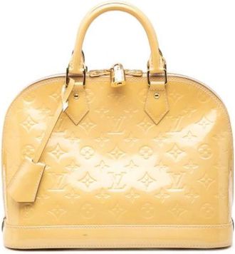 Louis Vuitton Pre-owned Alma PM - Dames - Vintage Handtas - Beige - ONE Size - Leer - Vintage