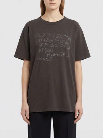 Maison Margiela T-shirts in cotone con logo Maison Margiela