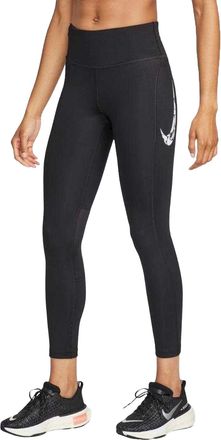 Nike Dames/Dames Logo Legging (Zwart)