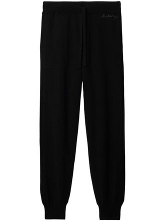 Burberry Joggers in cashmere - Nero