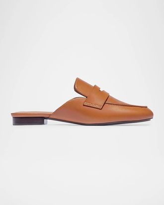 Bernardo Balda Suede Loafer Mules
