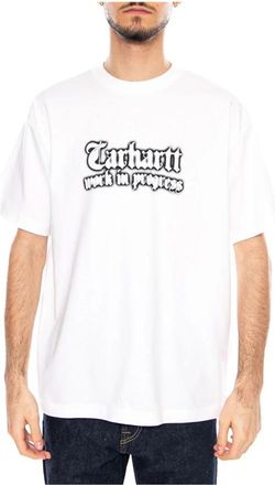 Carhartt Work in Progress S/S World Tour T-Shirt - Heren - T-shirts - Wit - M - Katoen - Tops