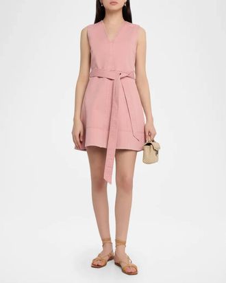 Tanya Taylor Reina Dress In Rose Quartz