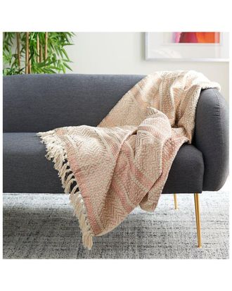 Safavieh Becks Fringe Throw