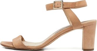 Jimmy Choo London Sandali in pelle con tacco 70mm - Toni neutri