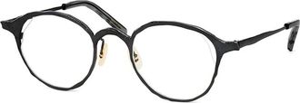 Masahiromaruyama Elegante Metalen Bril voor een Modieuze Look - unisex - Brillen - Zwart - 48 MM - Accessoires