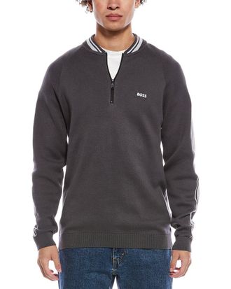 HUGO BOSS Tape 1/4-Zip Sweater