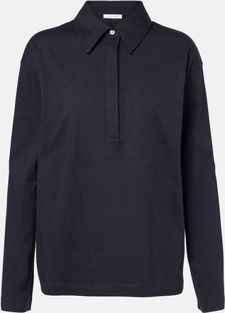 The Row Polo Roddie in jersey di cotone e seta