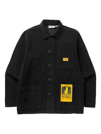 Service Works Giacca-camicia a coste - Nero