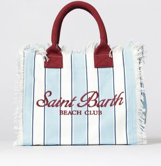 MC2 Saint Barth Borsa Vanity in cotone stampato con logo