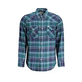 Wrangler Flanellen Westernoverhemd met Italiaanse Kraag - Heren - Casual Overhemden - Veelkleurig - S - Overhemden