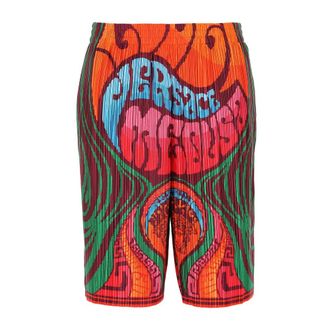 Versace Korte Broeken, Heren, Veelkleurig, S, Bermuda Shorts voor Heren