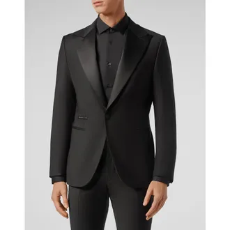 Philipp Plein Blazer Iconic Plein Men in Black at Nordstrom, Size 46