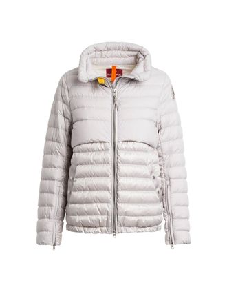 Parajumpers Womens Parajumpers Saya Dawn Light Grey Down Jacket - White - Size: 10/8