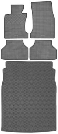 OEM Juego De Alfombrillas De Goma Para Coche Y Alfombrilla Para Maletero Para Bmw S5 E60 Sed&aacute;n (julio De 2003 - Febrero De 2010)