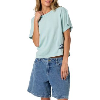 O'Neill OG Radical Sun Boxy Graphic Tee in Agate Green at Nordstrom, Size Xx-Large