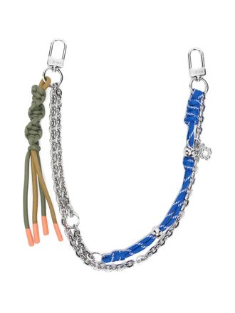 Maje chain hone keyring - Silver