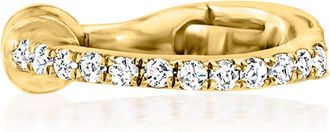 RS Pure Ross-Simons Diamond-Accented Single Ear Cuff in 14kt Yellow Gold