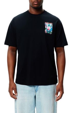Psycho Bunny Isaac Relaxed Fit Graphic T-Shirt in Black at Nordstrom, Size 4