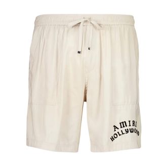Amiri Hombre, Pantalones cortos, Blanco, Talla: L