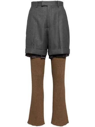 Undercover Broek met vlakken - Grijs