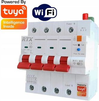 OEM Fusible Trif&aacute;sico Ajustable 2-6 3a Wifi Tuya Medici&oacute;n De Energ&iacute;a