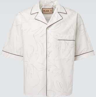 Plan C Printed cotton shirt