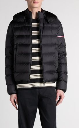 Moncler Ravenlock Hooded Down Puffer Jacket in Black at Nordstrom, Size 6