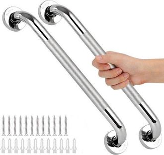 OEM Barra Apoyo Personas Mayores, Barra Equilibrio Antideslizante Acero Inoxidable 40 Cm Pasamanos Resistentes, Segura, C&oacute;moda Duradera Usar 2 Piezas