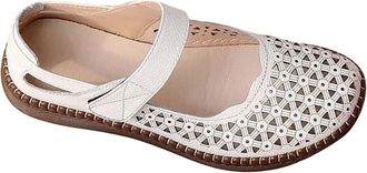 Generic Womens Leather Mary Jane Shoes, Ladies Wide Fit Flat Shoes, Casual Work Office Nurse Shoe, Lightweight Black Faux Leather Mary Jane Flats, Casual Work