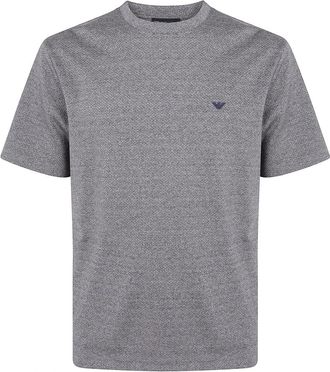 Emporio Armani Klassiek T-shirt met ronde hals - Heren - T-shirts - Grijs - S - Tops