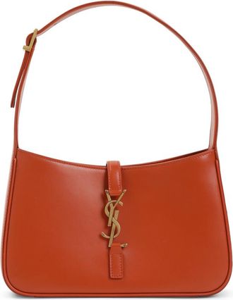 Saint Laurent Orange Le 5 A 7 Shoulder Bag