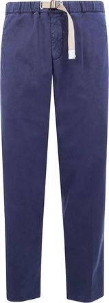 White Sand Pantaloni con coulisse - Blu