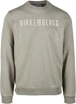 Dirk Bikkembergs Grey Crewneck Cotton Sweatshirt