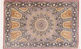 Schubiger M&ouml;bel Klassischer Teppich Ghom Seide