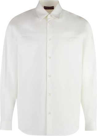 Gucci White Regular Logo Shirt