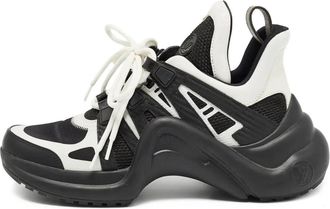 Louis Vuitton Sneakers con design a inserti - Nero