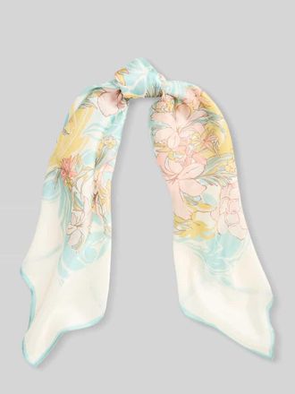 Lauren Ralph Lauren Tuch aus reiner Seide Modell GTF FL SQR in Offwhite, Gr&ouml;&szlig;e 1